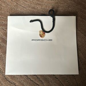 NWOT PORSCHE gift bag, shopping bag, storage bag.
